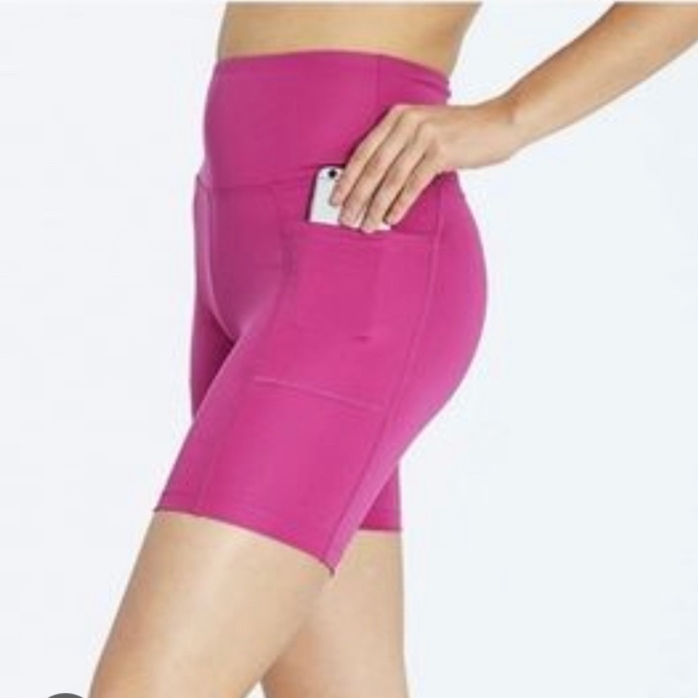 Bally High Waisted Pink Biker Shorts size M